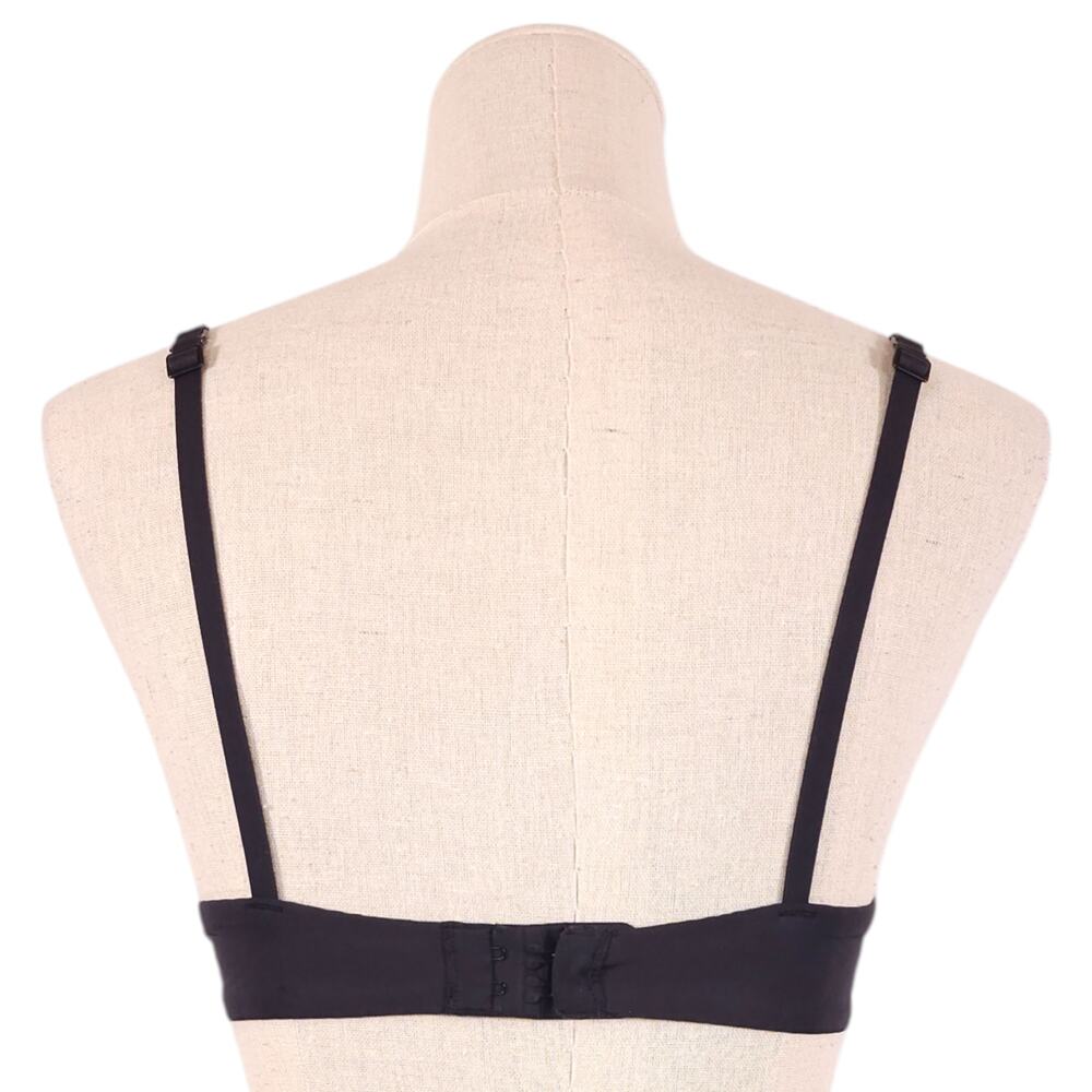 Skims Wireless Push-Up Plunge Bra Black 34A - Picture 3 of 8